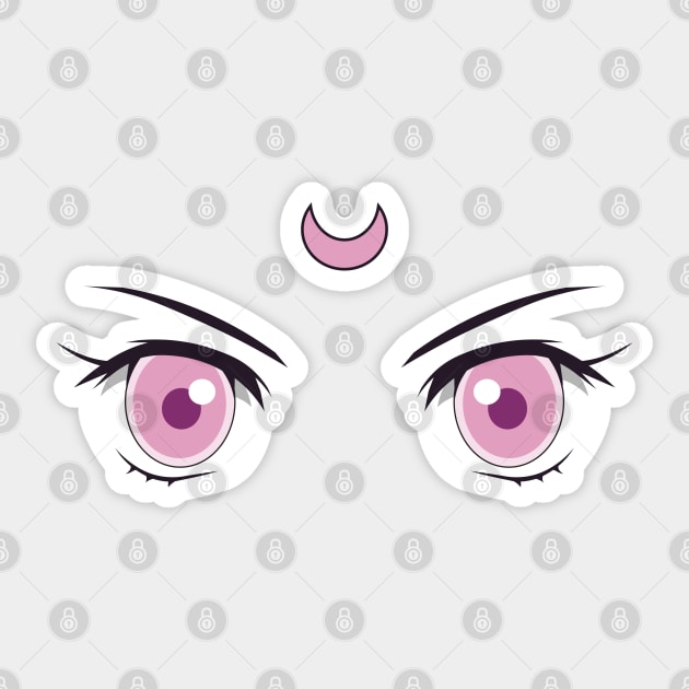 anime girl cute eyes Sticker by Dandzo